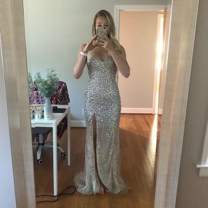 Jovani Beaded Gown